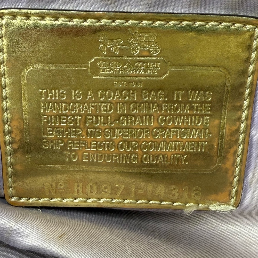 Coach Madison Audrey Cream Leather Handbag, 14316 - Picture 10 of 10